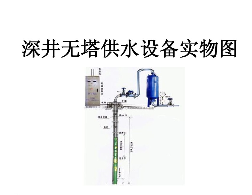 成安县井泵无塔式供水设备